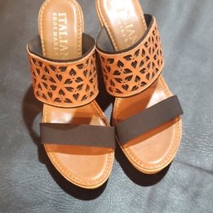 Wedge heels made in Italy